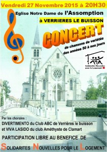concert à l'église de Verrières-le-Buisson