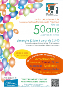L’Union départementale des associations familiales de l’Essonne fête ses 50 ans