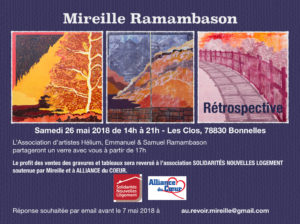 Rétrospective Mireille Ramambason - 26 mai 2018