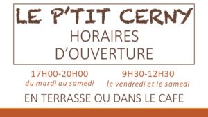 Horaires «  Le p’tit Cerny », un café solidaire en plein centre-ville